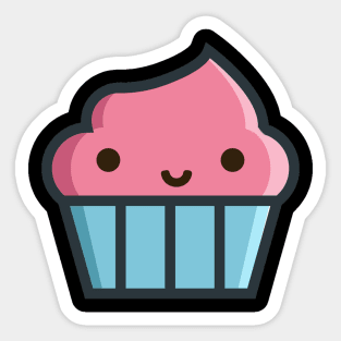 Cute Cupcake Sticker